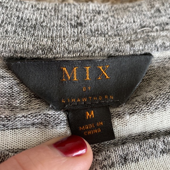 Mix by 41 Hawthorne Arnold Raglan Knit Top - Picture 3 of 4